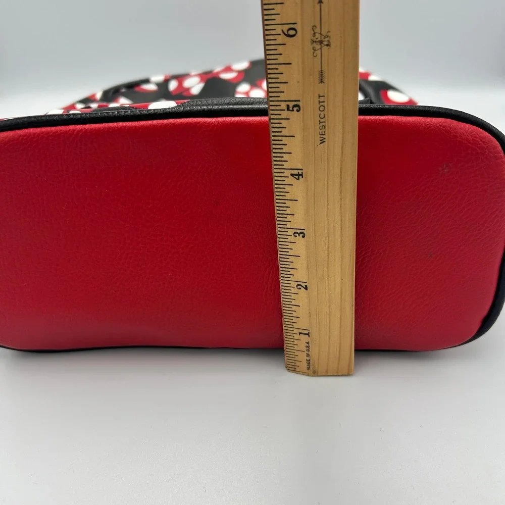 Disney Parks Minnie Mouse Polka Dot Bow Mini Backpack Red Black White Kids Twins